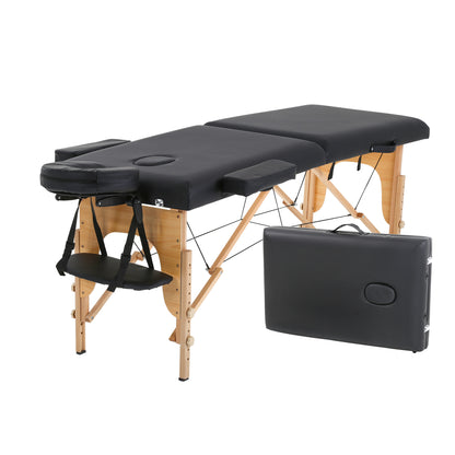 Aluminium Massage Table Portable Carry Case 2 Fold Portable Massage Bed