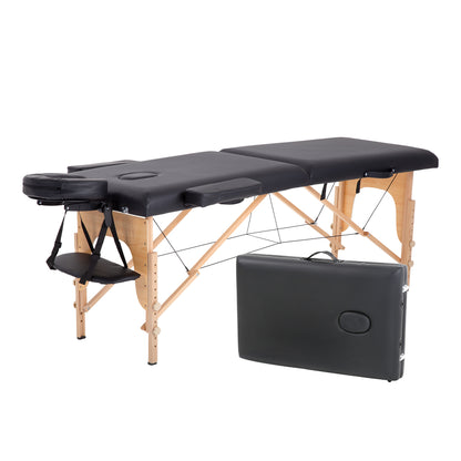 Aluminium Massage Table Portable Carry Case 2 Fold Portable Massage Bed