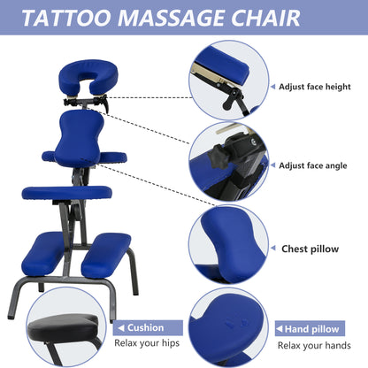 Portable Massage Chairs Tattoo Chair Therapy Face Cradle Salon Massage Chair