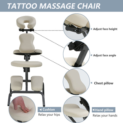 Portable Massage Chairs Tattoo Chair Therapy Face Cradle Salon Massage Chair